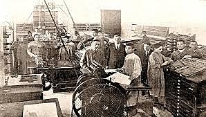 Creación de la Unión Tipográfica