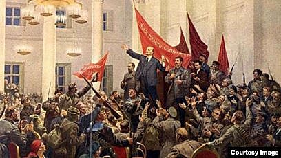 Revolución bolchevique, octubre.