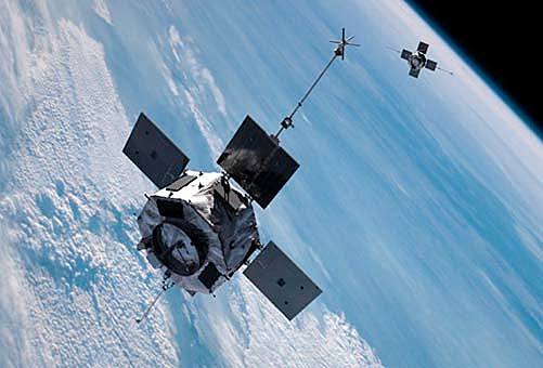 satélite para televisión