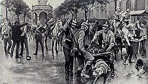 Alemania invade Bélgica