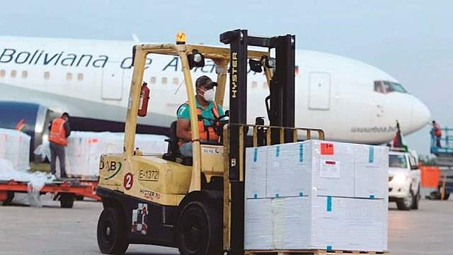 Llegan 170 ventiladores, 30 serán para La Paz