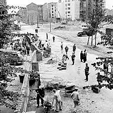 Construction of the Berlin Wall