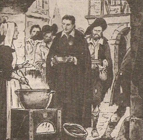 La fam a França mata dos milions de persones.