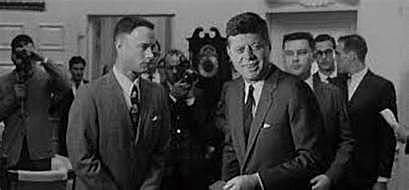 1963 All-American Team meets President John F. Kennedy