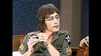 John Lennon appers on TV