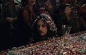 Forrest and Lt Dan celebrate new years eve