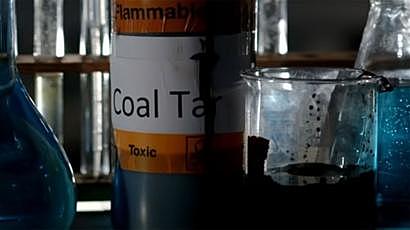 Colorante a partir del alquitrán