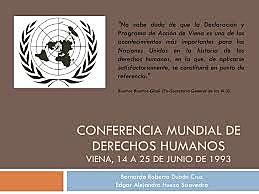 Conferencia Mundial de Derechos Humanos