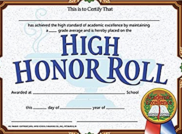 High Honor Roll