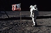 The United States lands on the Moon