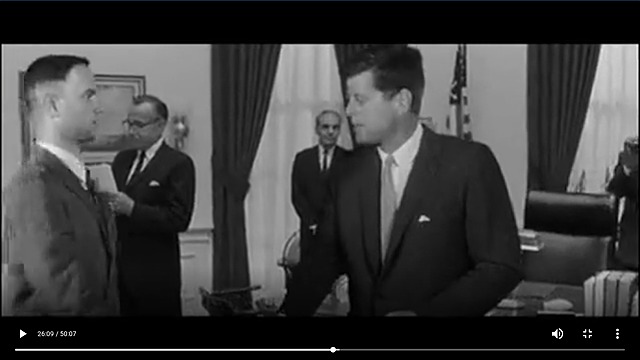Forrest Gump meets President Kennedy