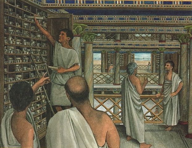 Primera biblioteca de la republica romana
