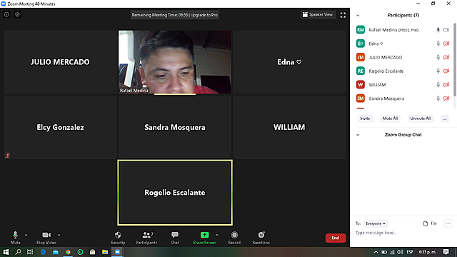 Segunda videoconferencia