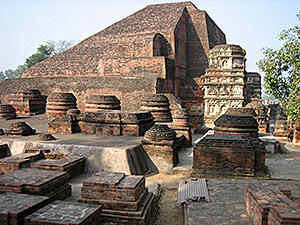 Biblioteca del monasterio de Nalanda