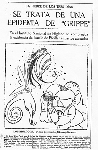 LA PANDEMIA DE GRIPE DE 1918, TAMBIÉN CONOCIDA COMO GRIPE ESPAÑOLA.