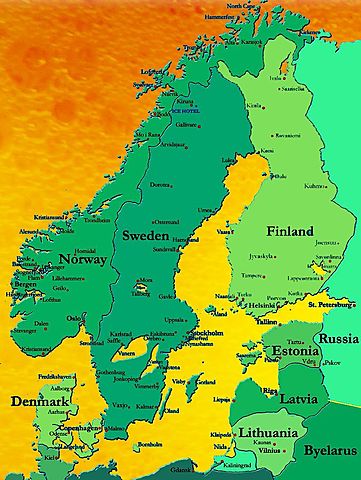 Los alemanes ocuparon Dinamarca y Noruega