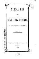 Ley de Secretarías de Estado