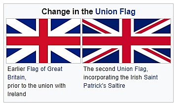 The Evolution of the British Flag