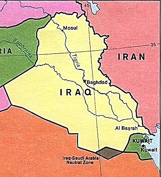 Irak-ek Kuwait inbaditu