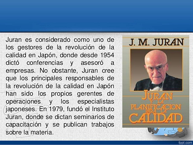 Gestión de la calidad según Juran,