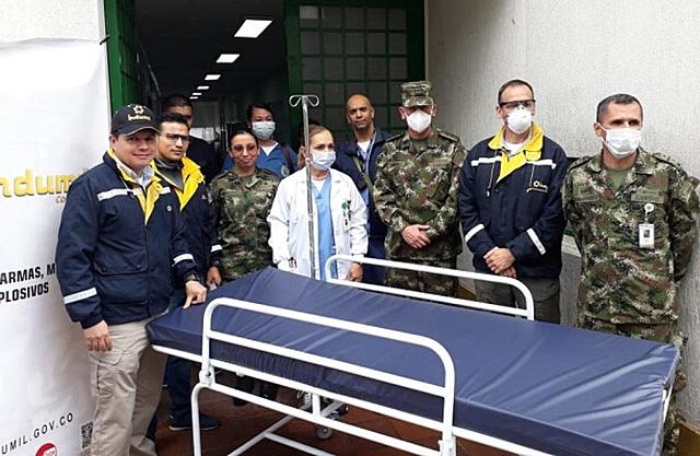 Industria militar producirá camas y muebles hospitalarios