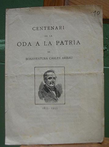 Publicació de l'Oda a la Pàtria