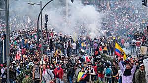 Manifestaciones en Ecuador