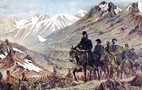 El ejercito libertador cruza los Andes