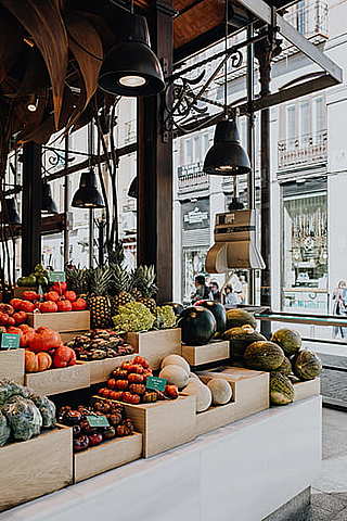 Preparativos para la cena de Año Nuevo.