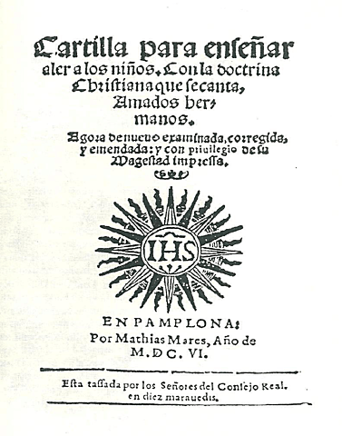 La cartilla para enseñar