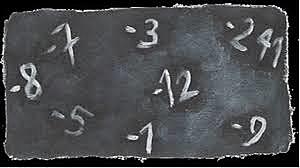 NÚMEROS NEGATIVOS - OCCIDENTE