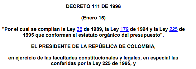 Ley 111 de 1960