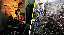 Timeline: Mercado de la Merced ( incendios más importantes)