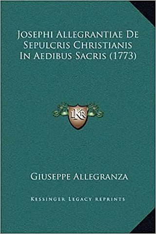 Giuseppe Allegranza: director de la biblioteca Brera de Milán: catalogo entradas por materia para obras anónimas.