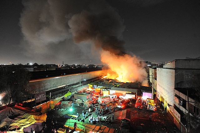 Mercado de la Merced-Incendio 2014