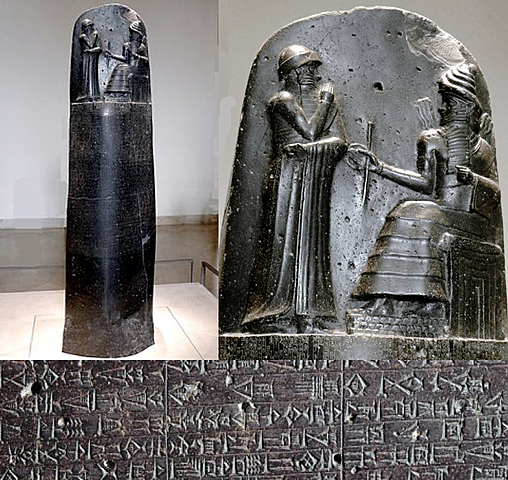 Estela del codigo de hammurabi