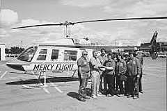 First documented use of air ambulance