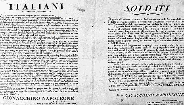 Il Proclama di Rimini