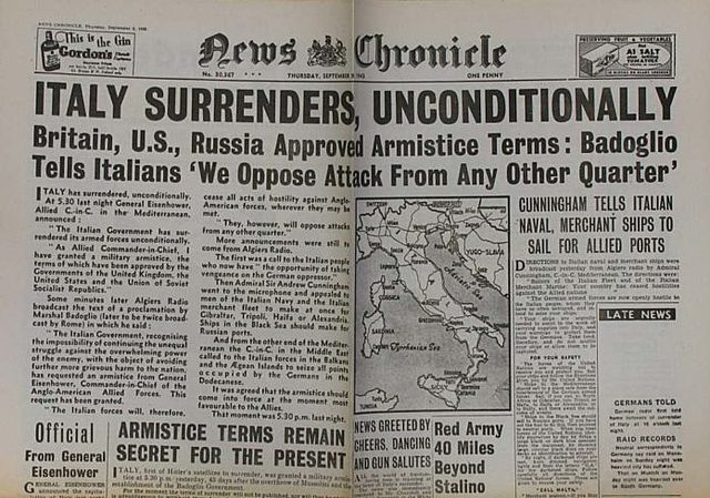 Armisticio de Italia
