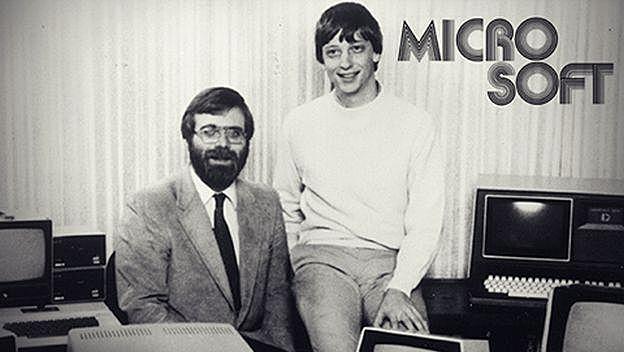 Microsoft-Paul Alen y Bill Gates