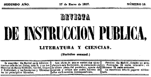 "LEY DE INSTRUCCIÓN PÚBLICA"
