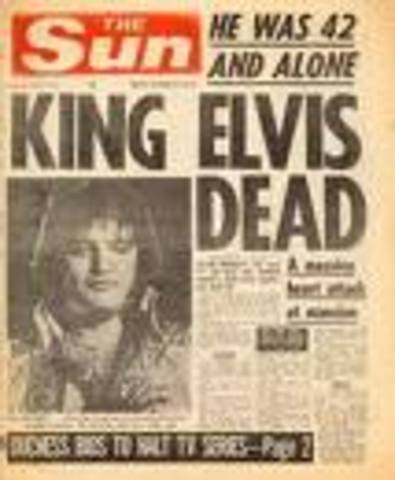 king of rock and roll elvis presley found dead