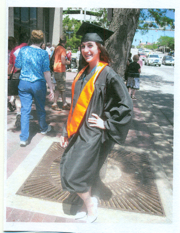 My sister graduated from highschool