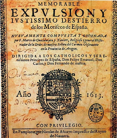 Decretó de ka expulsión de los moriscos