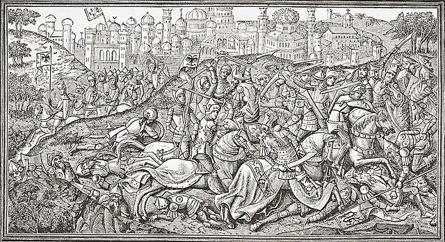 Els francs conquereixen Barcelona als musulmans