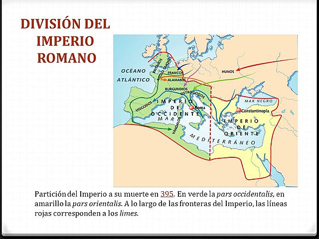 Bipartición del Imperio romano