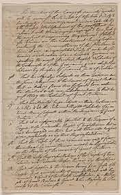 Declaration of Rights and Grievences