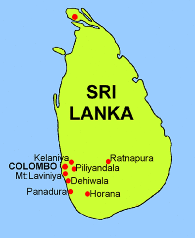 Sri Lanka gains indepencdance from Britain