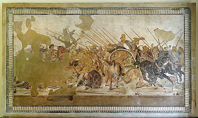 Mosaico de la Batalla de Issus (Romanos)
