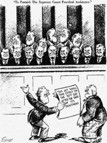 Roosevelt's Attempt To "Pack" The Supreme Court